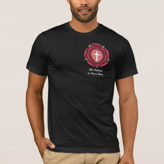 Camiseta Emblema de Rosicrucian, Mia Victoria em Cruce