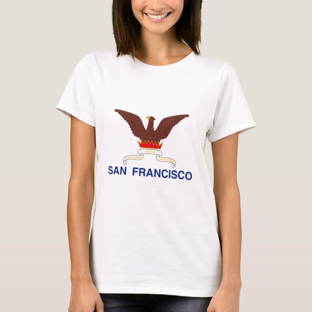 Camiseta Emblema de São Francisco, California T-Shirt (Frente)