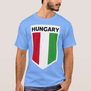 Camiseta Emblema de Sinalizador da Hungria