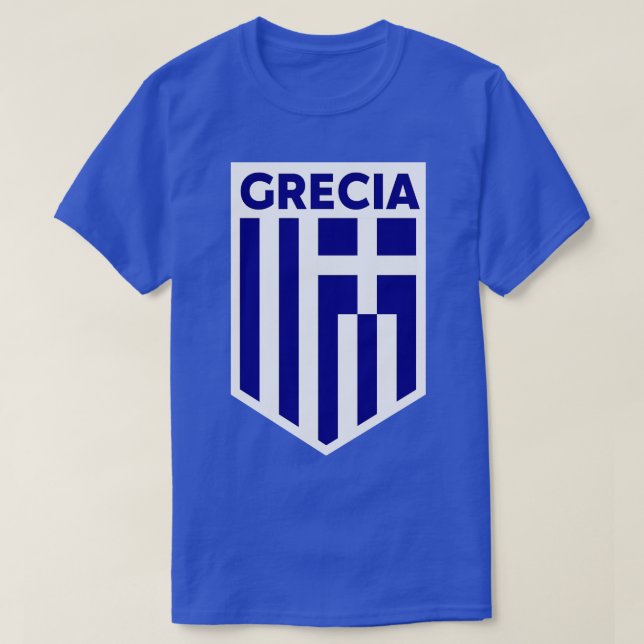 Camiseta Emblema de Sinalizador de grécia (Frente do Design)