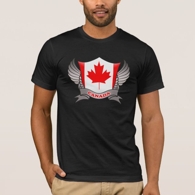 Camiseta Emblema de Sinalizador do Canadá (Frente)