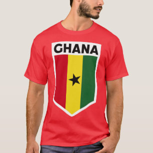 Camiseta Emblema de Sinalizador do Gana