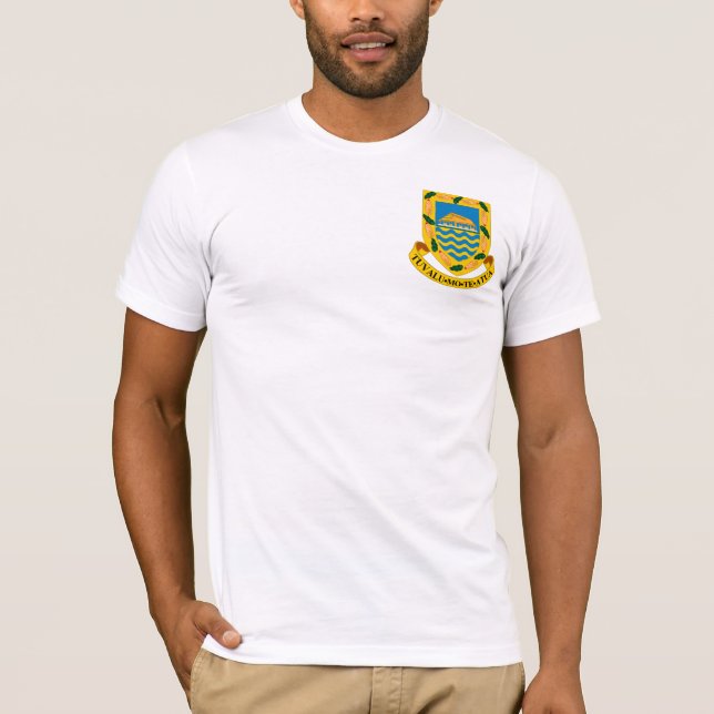 Camiseta emblema de Tuvalu (Frente)