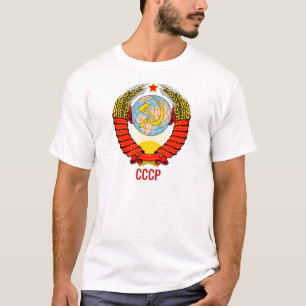 Camiseta Emblema de União Soviética com CCCP