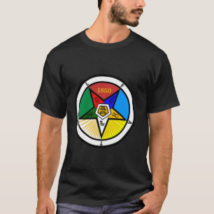 Camiseta Emblema do Círculo Estelar OES 1850 da Estrela Ori