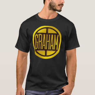 Camiseta Emblema do crachá de Graham