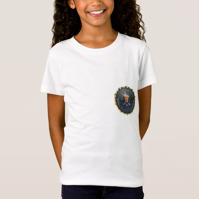 Camiseta Emblema do FBI (Frente)