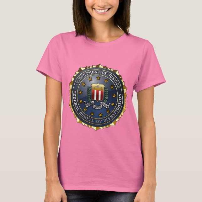 Camiseta Emblema do FBI (Frente)