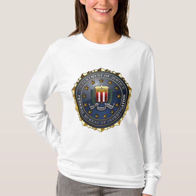 Camiseta Emblema do FBI (Frente)