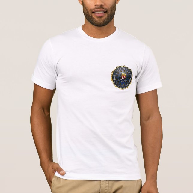 Camiseta Emblema do FBI (Frente)