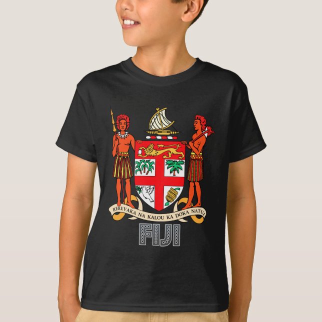 Camiseta Emblema do Fijian (Frente)