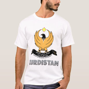 Camiseta emblema do kurd