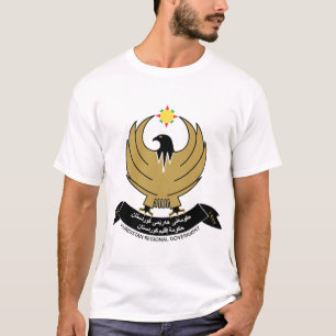 Camiseta emblema do kurdistan