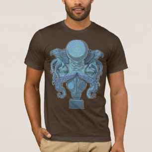 Camiseta Emblema do polvo (azul)