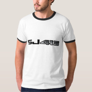 Camiseta Emblema do roteiro de Suzuki SJ 413