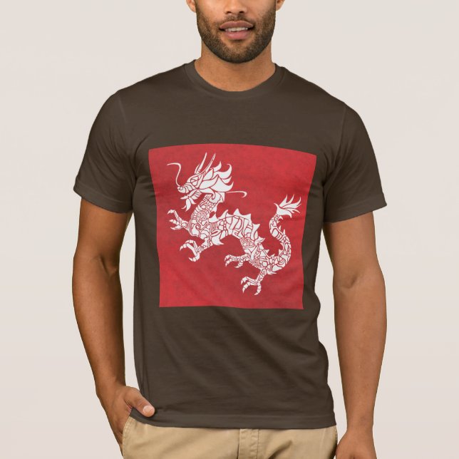 Camiseta Emblema do Totalidade Animal da Aguardente de Drag (Frente)