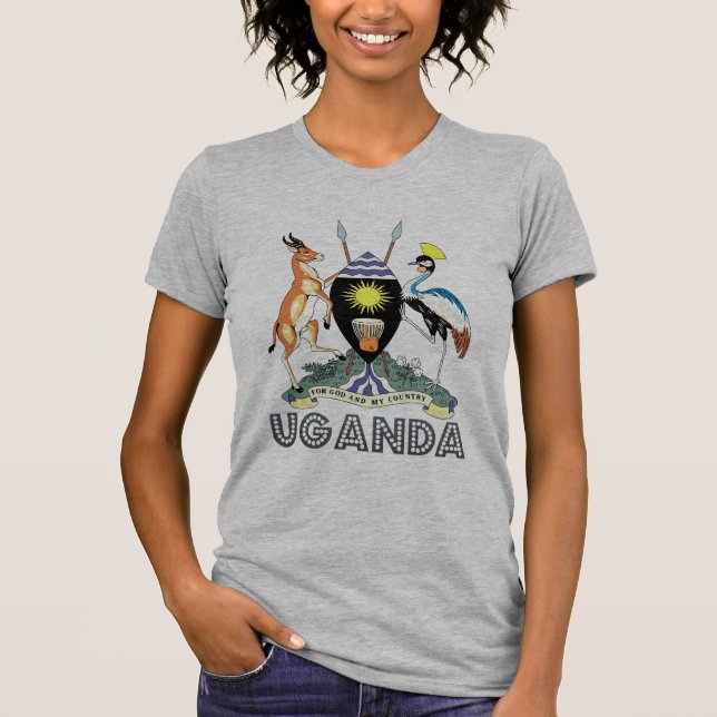 Camiseta Emblema do Ugandan (Frente)