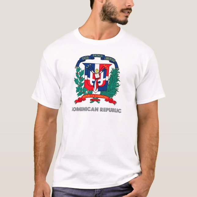 Camiseta Emblema dominiquense (Frente)