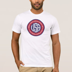 Camiseta emblema dos EUA