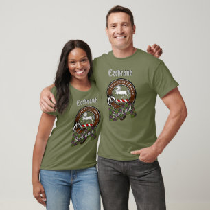 Camiseta Emblema e Tartan do Clã Cochrane