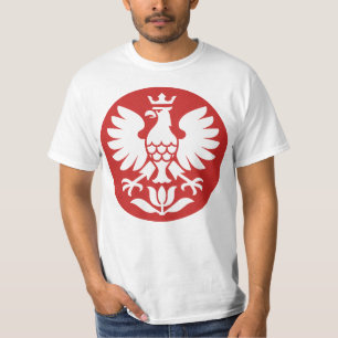 Camiseta Emblema Folclórico Águia Eslava Polonesa