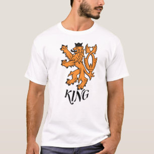 Camiseta Emblema Heráldico do Leão Coroado Brasão do Leão