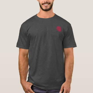 Camiseta Emblema Margaridas com Renda Vermelha | Blossom Ba