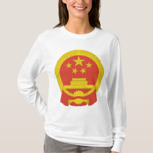 Camiseta Emblema Nacional da República das Pessoas da China