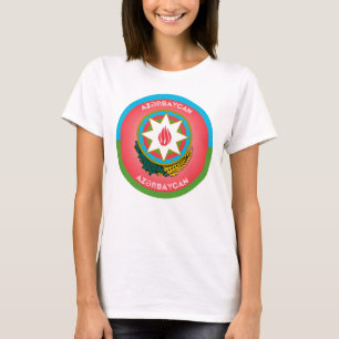 Camiseta Emblema Nacional do Azerbaijão