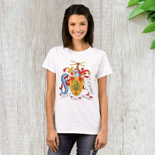 Camiseta Emblema Nacional do Casaco de Armas de Barbados