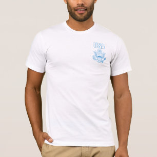 Camiseta emblema nacional dos EUA