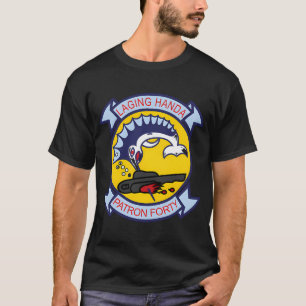 Camiseta Emblema Naval Marlin Patron Forty Laging Handa