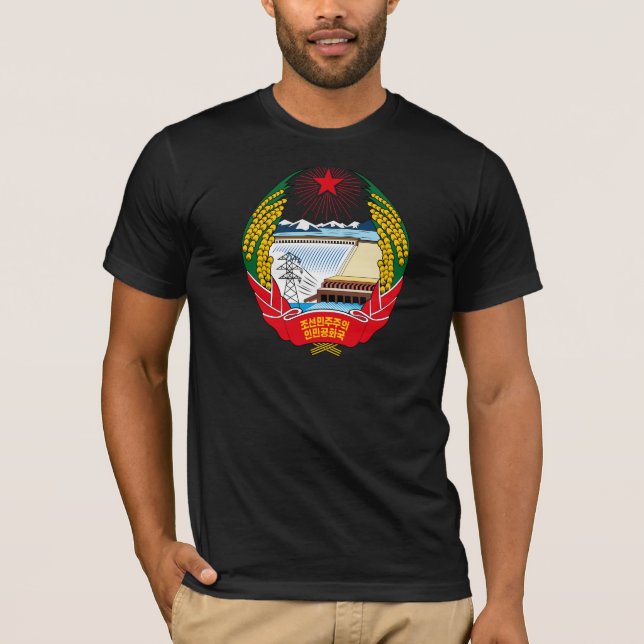 Camiseta emblema norte da coreia (Frente)