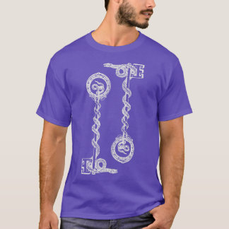 Camiseta Emblema oculto de cobra Double Keys