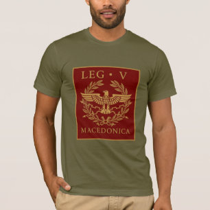 Camiseta Emblema Romano da Legio V Macedonica