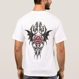 Camiseta Emblema Rosa Tribal