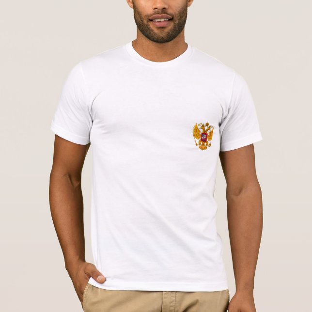 Camiseta emblema russo (Frente)