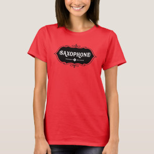 Camiseta Emblema saxofone