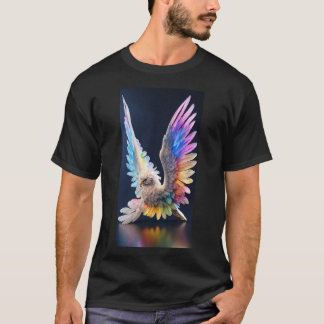Camiseta Emblema T-Shirt de Cristal Negrito: Abraçar Féreis