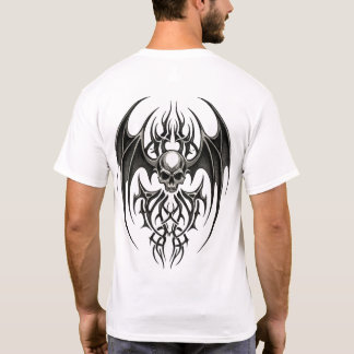 Camiseta Emblema Tribal de Caveira
