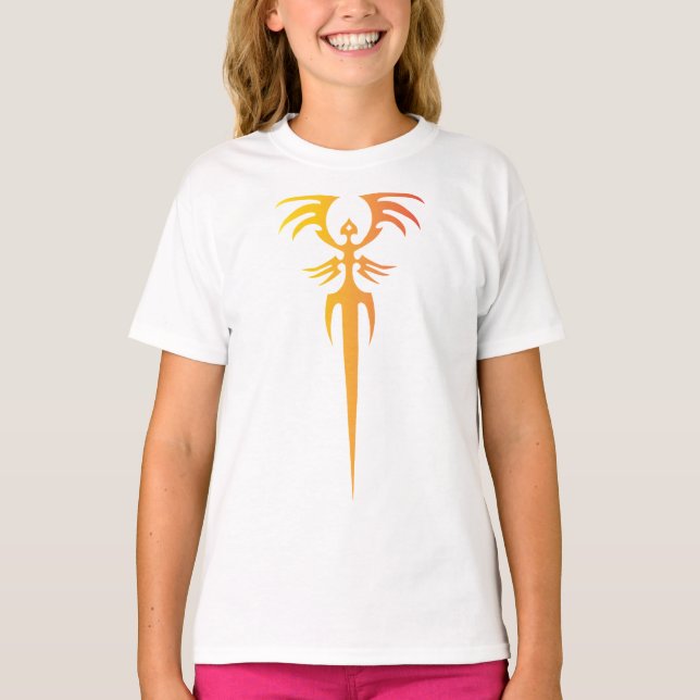 Camiseta Emblema Tribal Fenix Sombrio – Símbolo Mitológico (Frente)
