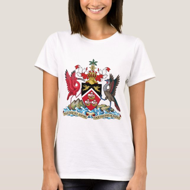 Camiseta emblema trinidade e tobago (Frente)