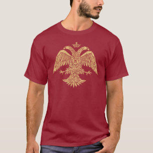 Camiseta Emblema Vintage Águia Bizantina