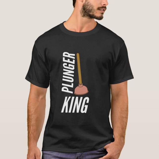 Camiseta Êmbolo Rei Engraçado Enigma-Presente T-Shirt (Frente)