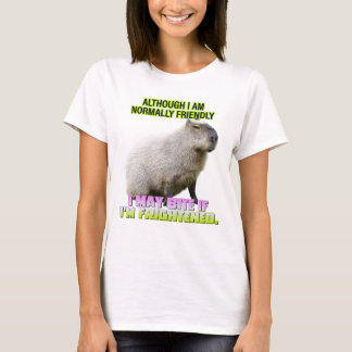 Camiseta Embora Normalmente Seja Amiga, Posso Morder Se Est