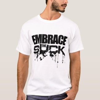 Camiseta EMBRAÇAR O gráfico de estilo SUCK Grunt Veteran pa
