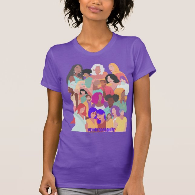 Camiseta Embrace Equity - Happy Women's Day 2023 (Frente)