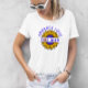 Camiseta Embrace Love Not War Vintage Sunflower Beaukind (Criador carregado)