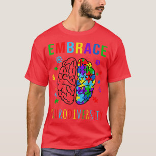Camiseta Embrace Neurodiversity ADHD Austism ASD Awareness5