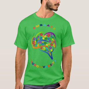 Camiseta Embrace Neurodiversity Teacher Kids Autism Awarene